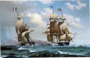 unknow artist Seascape, boats, ships and warships. 104 china oil painting reproduction